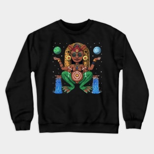 Atabey Taino Goddess Crewneck Sweatshirt